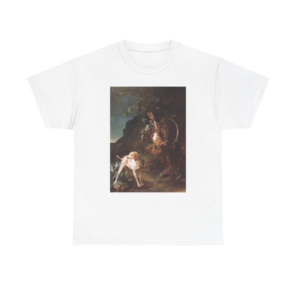CHARDIN, Jean-Baptiste-Simeon - Game Still-Life with Hunting Dog (Artwork) T-Shirt