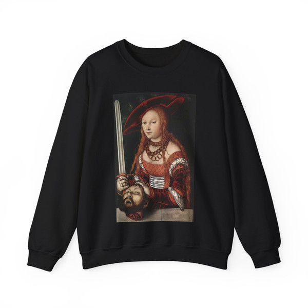 CRANACH, Lucas the Elder - Judith with the Head of Holofernes (Artwork) Crewneck Sweatshirt