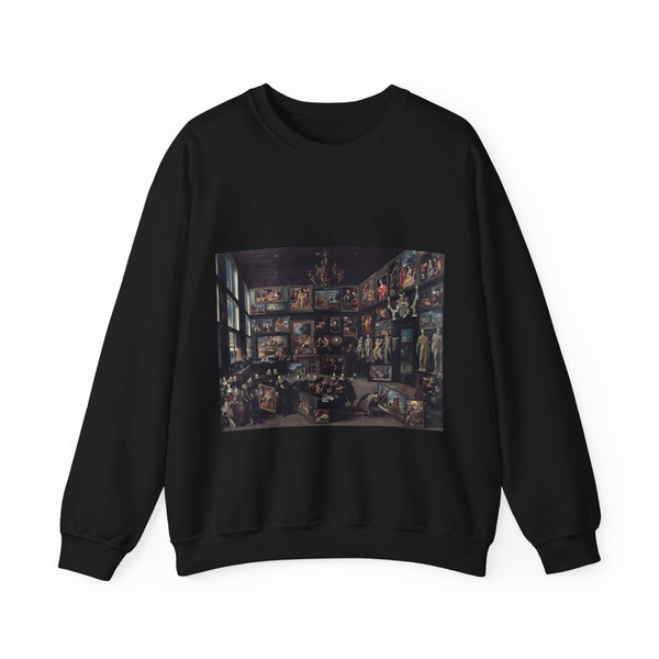 HAECHT, Willem van - The Gallery of Cornelis van der Geest (Artwork) Crewneck Sweatshirt