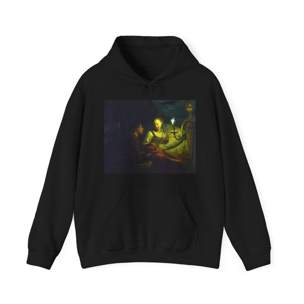 SCHALCKEN, Godfried - A Man Offering Gold and Coins to a Girl (Artwork) Hoodie