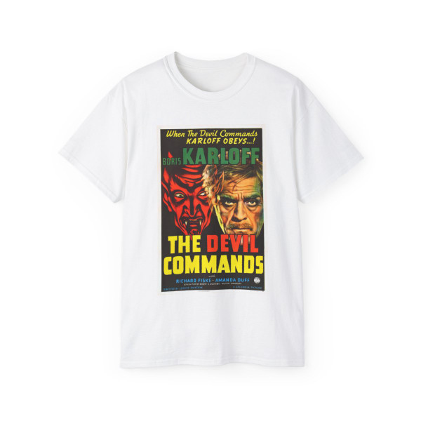 THE DEVIL COMMANDS 1941 Movie Poster - T-Shirt