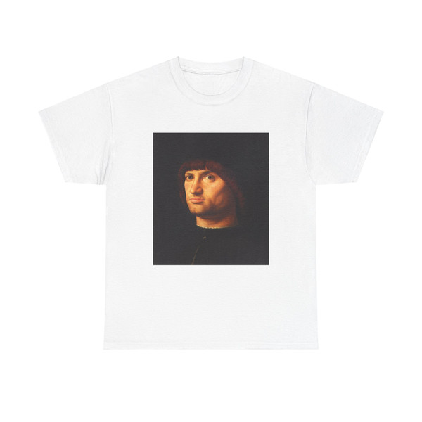 ANTONELLO da Messina - Portrait of a Man (Il Condottiere) (Artwork) T-Shirt