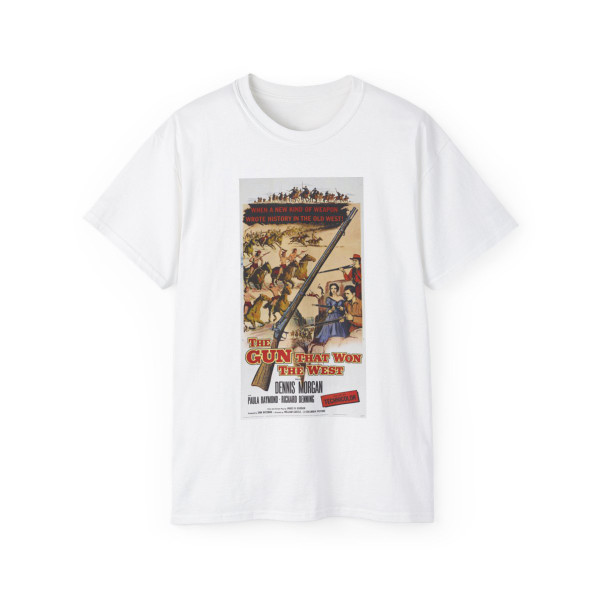 THE GUN THAT WON THE WEST 1955 Movie Poster - T-Shirt