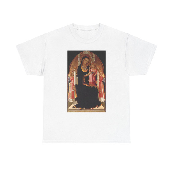 LORENZO Monaco - Virgin and Child Enthroned with Six Angels (Artwork) T-Shirt