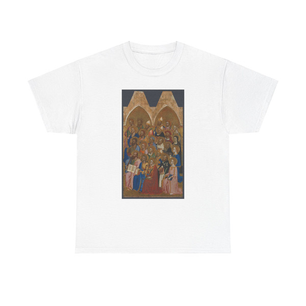 CIONE, Jacopo di - Adoring Saints - Right Main Tier Panel (Artwork) T-Shirt