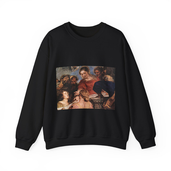 RUBENS, Peter Paul - Assumption of the Virgin (detail)2 (Artwork) Crewneck Sweatshirt