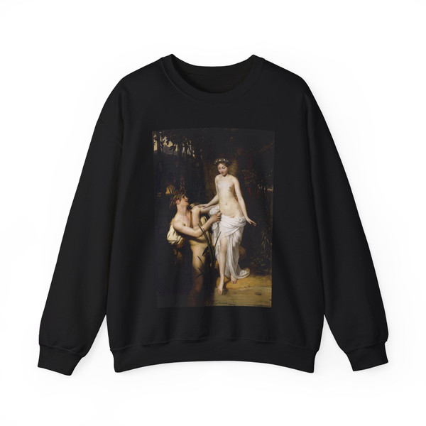 COURT, Joseph-Desire - Young Girl at the Scamander River (Artwork) Crewneck Sweatshirt