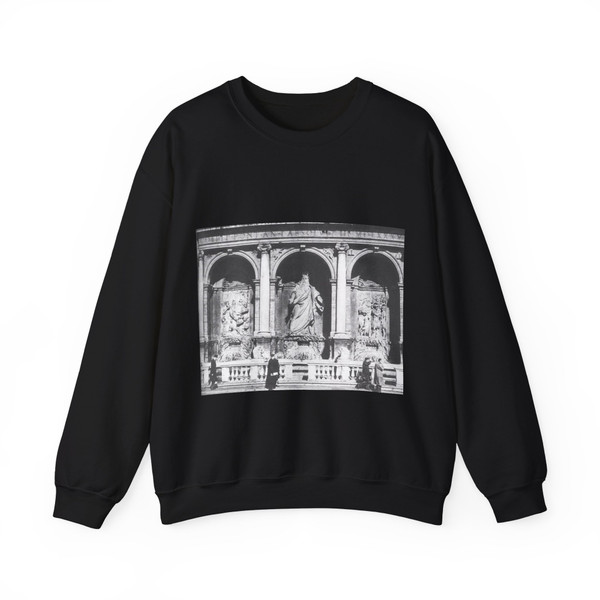 FONTANA, Domenico - Fontana dell'Acqua Felice (Moses Fountain)2 (Artwork) Crewneck Sweatshirt