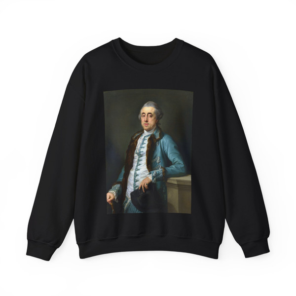 BATONI, Pompeo - Portrait of John Scott of Banks Fee (Artwork) Crewneck Sweatshirt