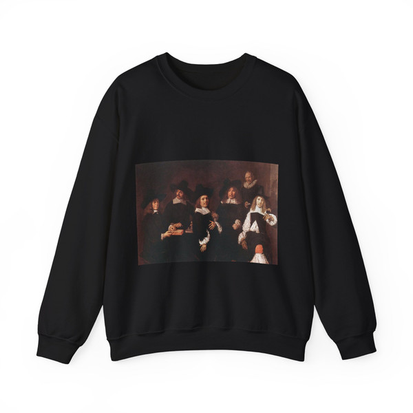 HALS, Frans - Regents of the Old Men's Almshouse (Artwork) Crewneck Sweatshirt