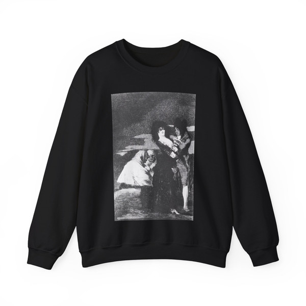 GOYA Y LUCIENTES, Francisco de - Birds of a Feather (Artwork) Crewneck Sweatshirt