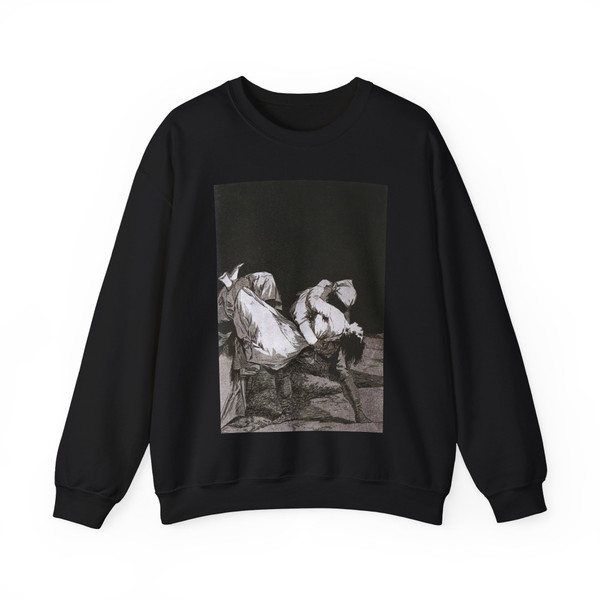 GOYA Y LUCIENTES, Francisco de - They carried her off (Artwork) Crewneck Sweatshirt