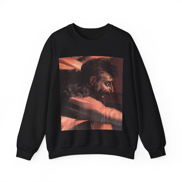 ROSSO Fiorentino - Descent from the Cross (detail)3 (Artwork) Crewneck Sweatshirt