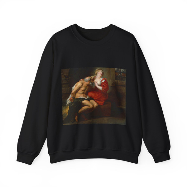 RUBENS, Peter Paul - Cimon and Pero (Roman Charity) (Artwork) Crewneck Sweatshirt