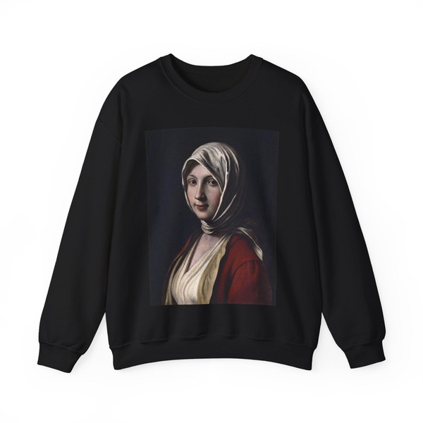 ROTARI, Pietro Antonio - Portrait of a Woman (Artwork) Crewneck Sweatshirt