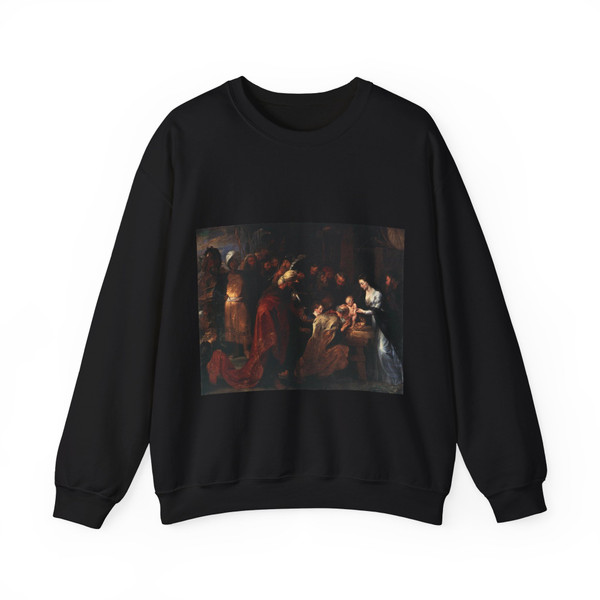 RUBENS, Peter Paul - Adoration of the Magi (Artwork) Crewneck Sweatshirt