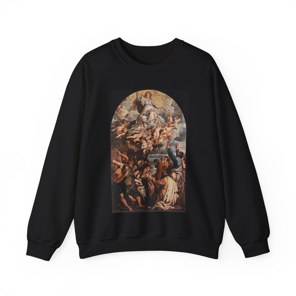 RUBENS, Peter Paul - Assumption of the Virgin_1 (Artwork) Crewneck Sweatshirt