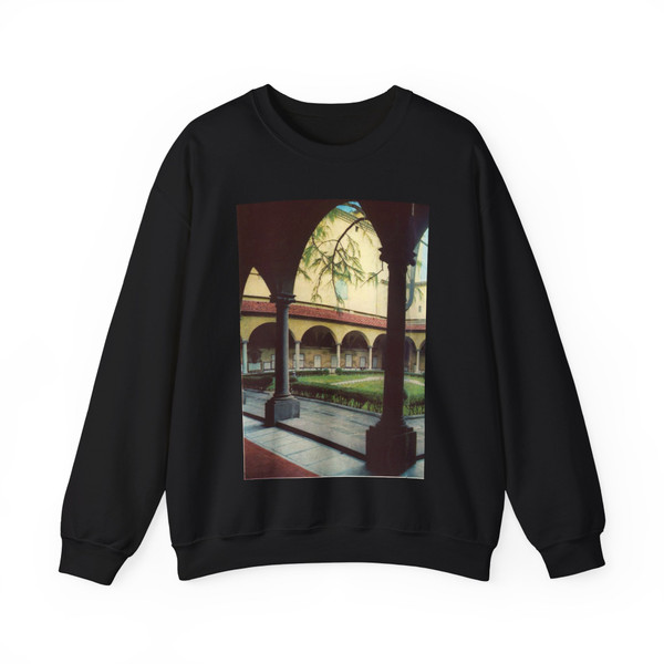 ANGELICO, Fra - View of the Convent of San Marco2 (Artwork) Crewneck Sweatshirt