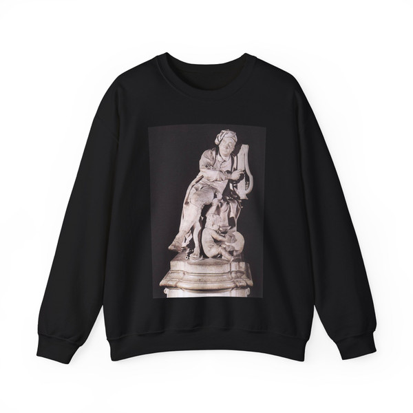 ROUBILIAC, Louis-Francois - George Frideric Handel (Artwork) Crewneck Sweatshirt
