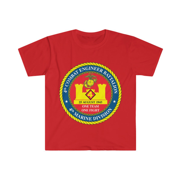 4th Cmbt Eng Bn (USMC) Unisex T-Shirt