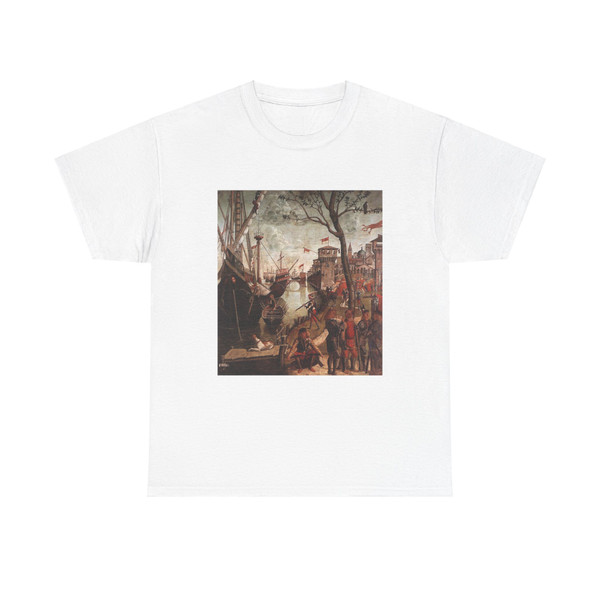 CARPACCIO, Vittore - The Arrival of the Pilgrims in Cologne (Artwork) T-Shirt