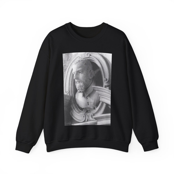 BERNINI, Gian Lorenzo - 1610 - Bust of Giovan Battista Santoni (Artwork) Crewneck Sweatshirt