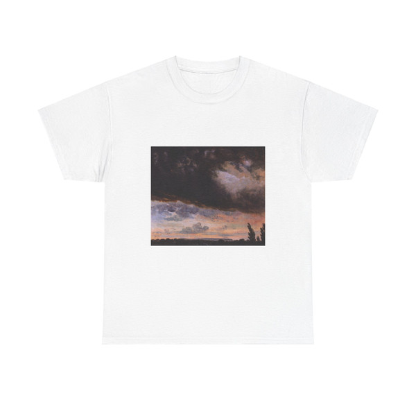 DAHL, Johan Christian Clausen - Cloud Study with Horizon (Artwork) T-Shirt