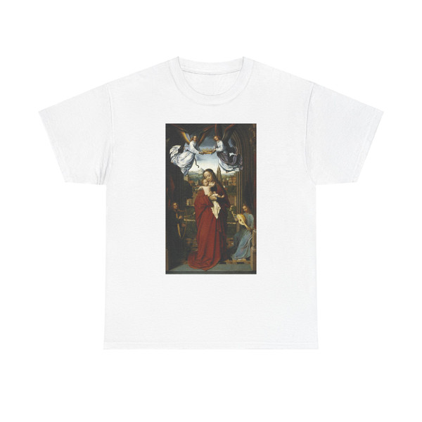 DAVID, Gerard - Virgin and Child with Four Angels (Artwork) T-Shirt