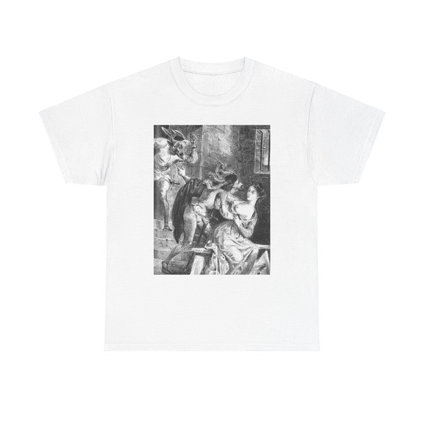 DELACROIX, EUGENE - Faust with Margarete in Prison d (Artwork) T-Shirt