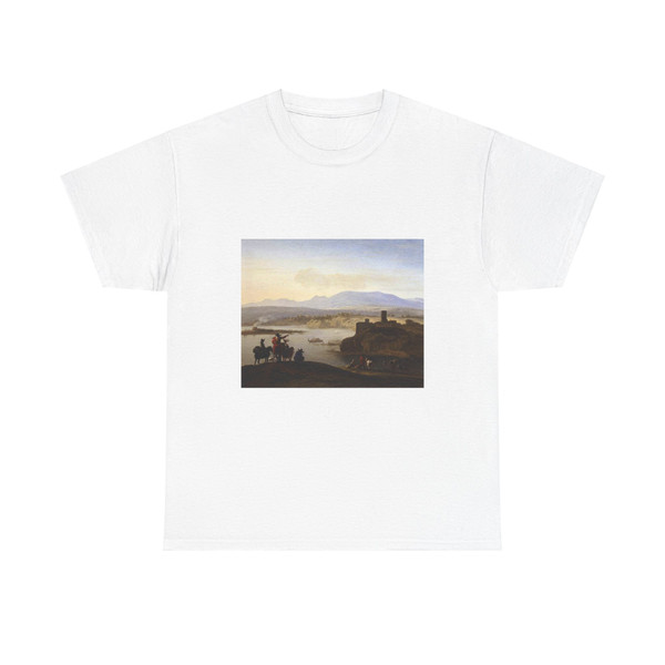 DUJARDIN, Karel - Italianate Landscape with Travellers on Horseback (Artwork) T-Shirt
