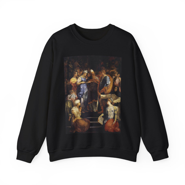 ROSSO Fiorentino - Betrothal of the Virgin2 (Artwork) Crewneck Sweatshirt