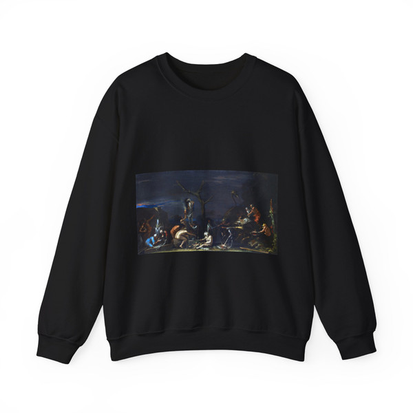 ROSA, Salvator - Witches at their Incantations (Artwork) Crewneck Sweatshirt