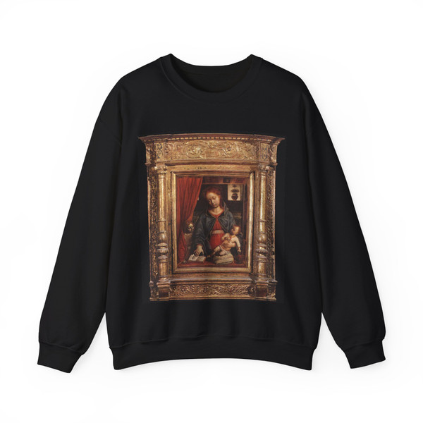 FOPPA, Vincenzo - Madonna and Child with an Angel (Artwork) Crewneck Sweatshirt