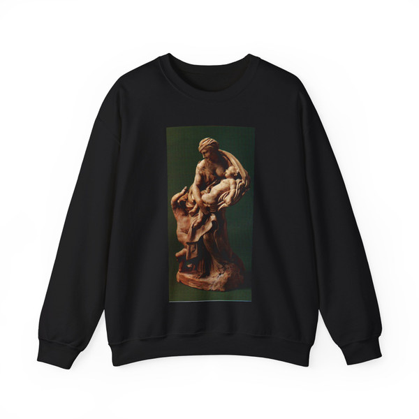 BERNINI, Gian Lorenzo - 1630 - Charity with two children (Artwork) Crewneck Sweatshirt