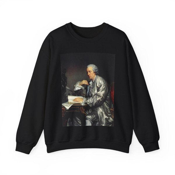 GREUZE, Jean-Baptiste - Portrait of Claude-Henri Watalet (Artwork) Crewneck Sweatshirt