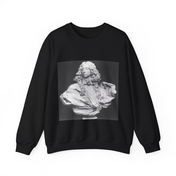 BERNINI, Gian Lorenzo - 1650 - Francesco I d'Este (Artwork) Crewneck Sweatshirt