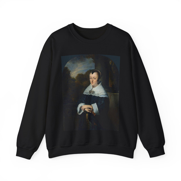 BOL, Ferdinand - Maria Rey Wife of Roelof Meulenaer (Artwork) Crewneck Sweatshirt