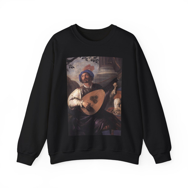 ROMBOUTS, Theodor - Allegory of the Five Senses (detail) (Artwork) Crewneck Sweatshirt