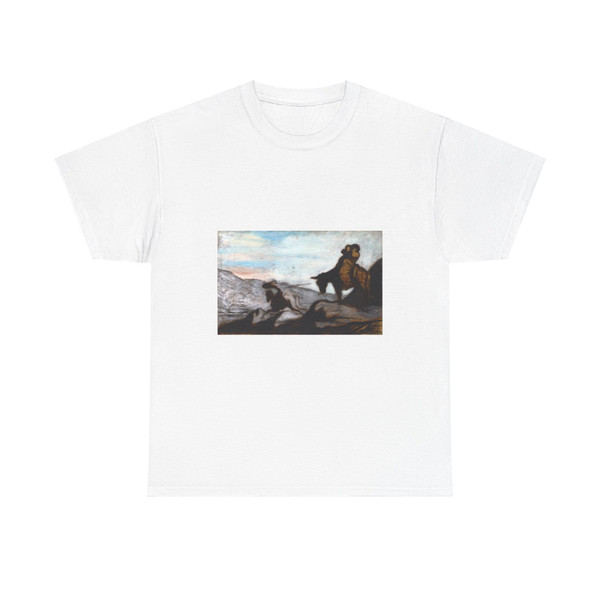 DAUMIER, Honore - Don Quixote and Sancho Panza (Artwork) T-Shirt