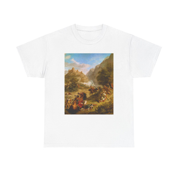 DELACROIX, EUGENE - Arabs Skirmishing in the Mountains (Artwork) T-Shirt