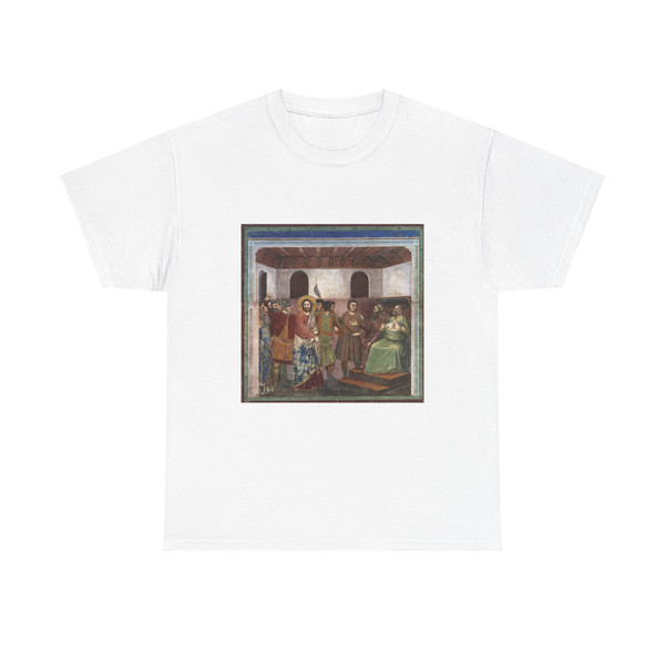 GIOTTO di Bondone - 16. Christ before Caiaphas (Artwork) T-Shirt