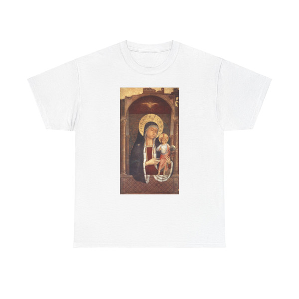 GOZZOLLI, Benozzo - Madonna and Child Giving Blessings (Artwork) T-Shirt