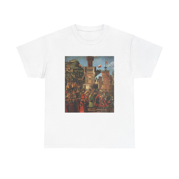 CARPACCIO, Vittore - Departure of the Pilgrims (detail) (Artwork) T-Shirt