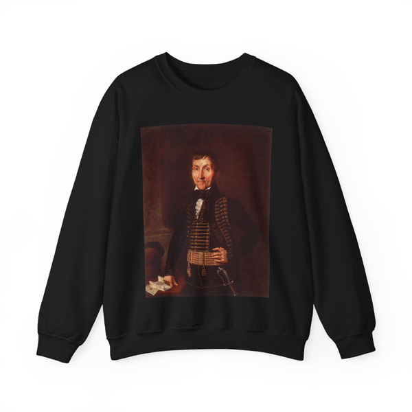 ROMBAUER, Janos - Portrait of a Nobleman (Artwork) Crewneck Sweatshirt