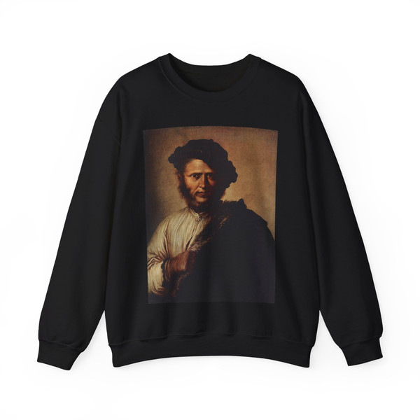 ROSA, Salvator - Portrait of a Man (Artwork) Crewneck Sweatshirt