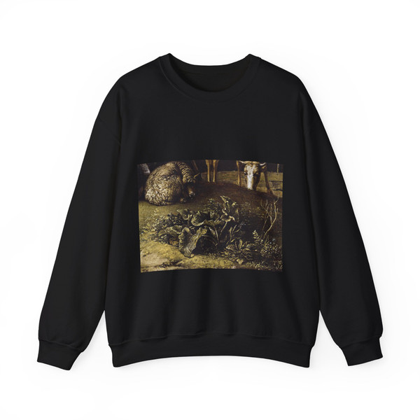POTTER, Paulus - A Husbandman with His Herd (detail) (Artwork) Crewneck Sweatshirt