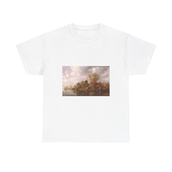 GOYEN, Jan van - Village at the River (Artwork) T-Shirt