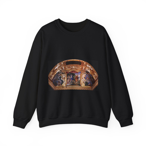 ROMANELLI, Giovanni Francesco - Ceiling decoration (Artwork) Crewneck Sweatshirt