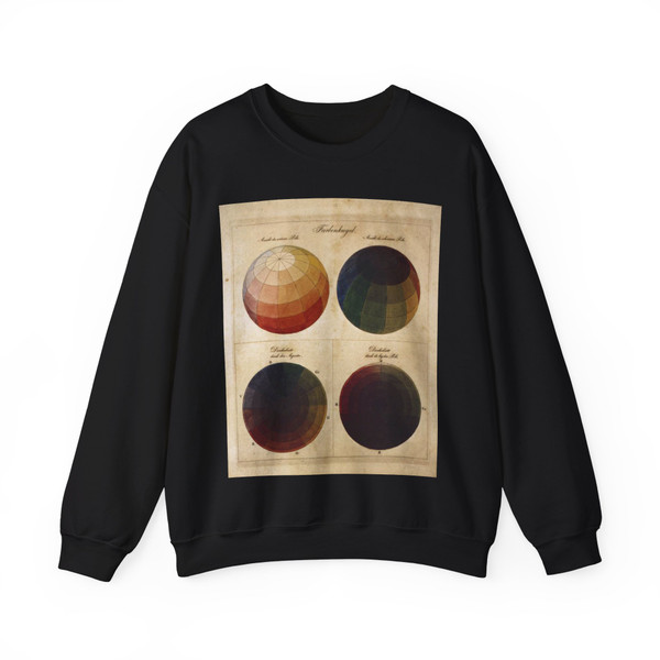 RUNGE, Philipp Otto - Colour Spheres (Artwork) Crewneck Sweatshirt