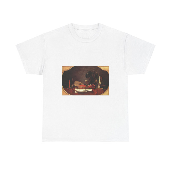 CHARDIN, Jean-Baptiste-Simeon - Attributes of Music (Artwork) T-Shirt